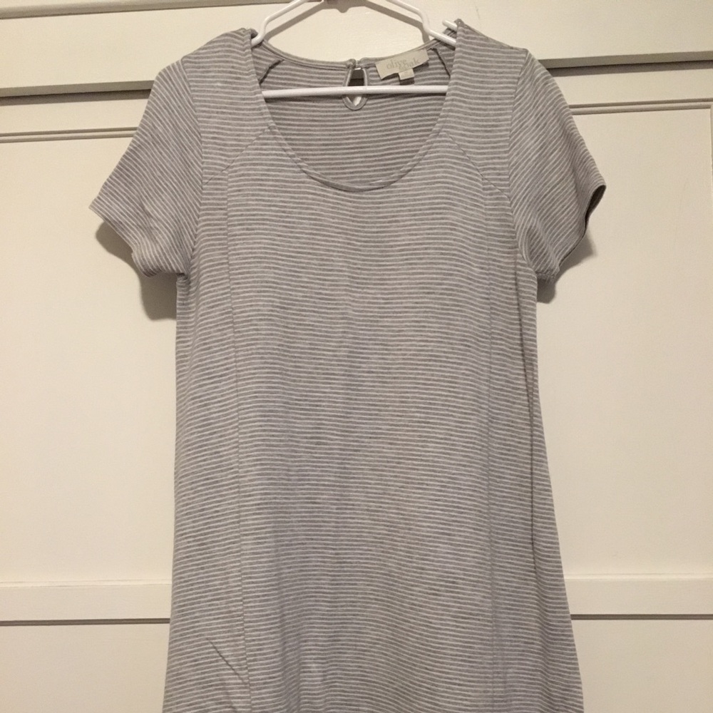 Super soft Olive & Oak Striped Dress M
